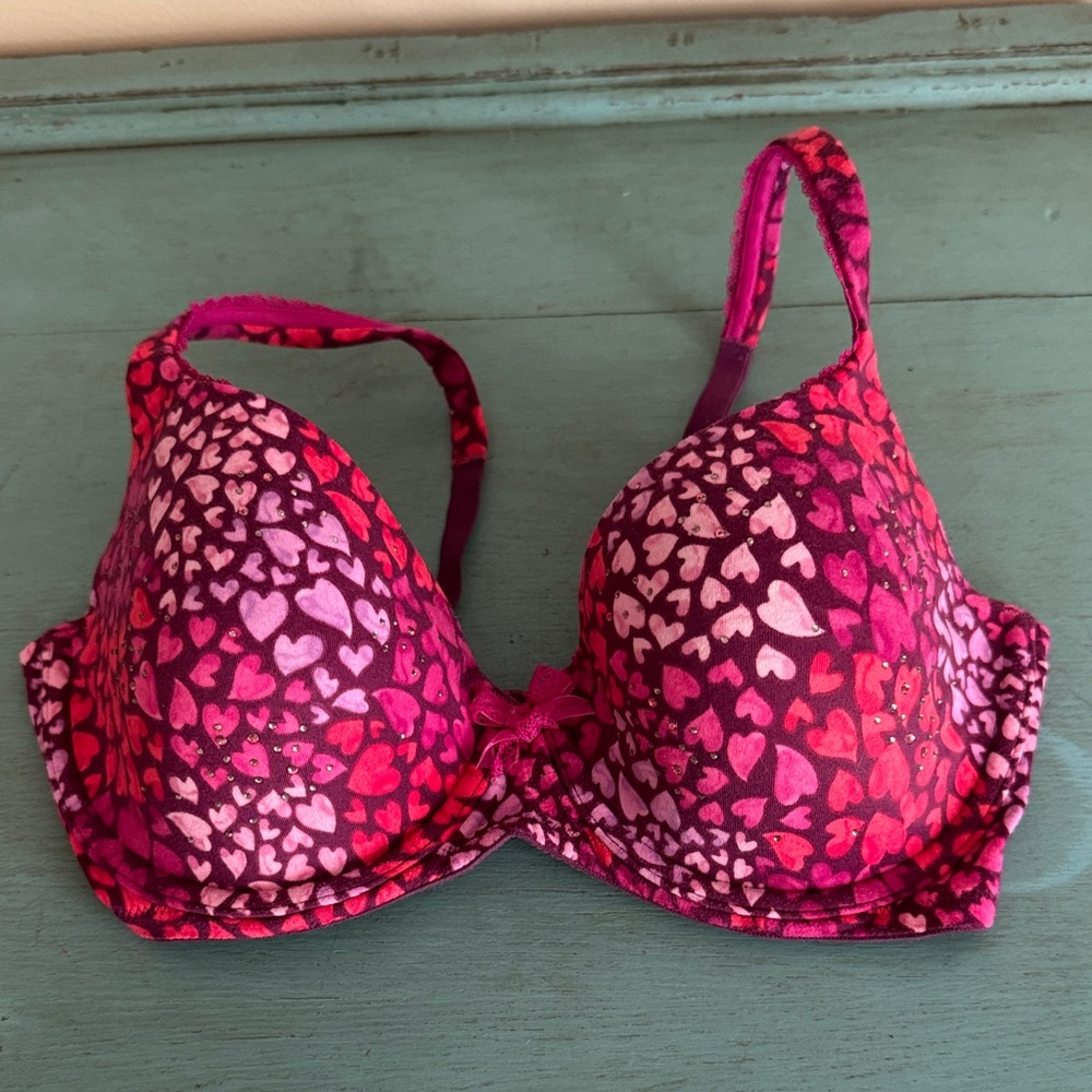Victoria's Secret Pink Heart Bra